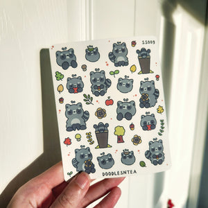 Raccoon Trash Panda Stickers