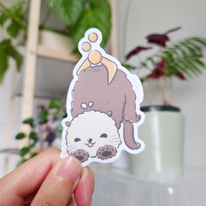 Sea Otter Gacha Sticker Flake