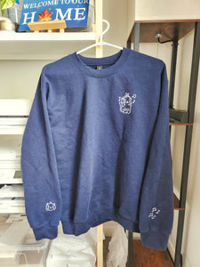 Sea Otter Music Navy Embroidery Crewneck