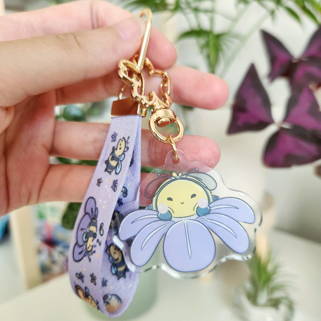 Bumble Bee Wrist Lanyard