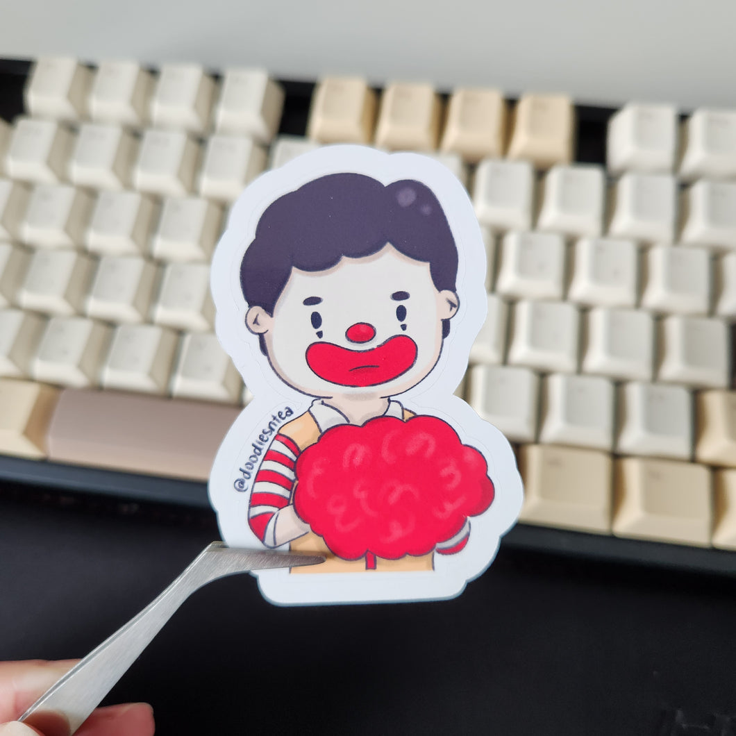 SHINee Clown Key Meme Sticker Flake