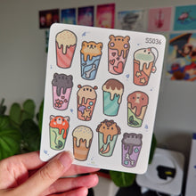 Load image into Gallery viewer, Ice Cream Drinks Stickers
