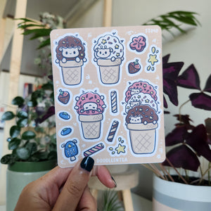 Ice Cream Sheep Stickers