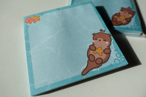 Hedgie + Otter Sticky Notes Bundle