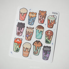 Load image into Gallery viewer, Ice Cream Drinks Stickers
