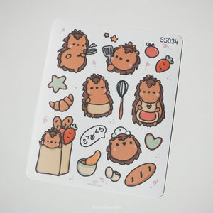 Baker Hedgehog Stickers