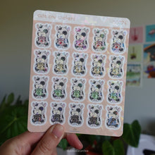 Load image into Gallery viewer, Cute Cows Holographic Stickers
