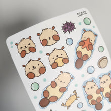 Load image into Gallery viewer, Sea Otter Stickers (NEW)

