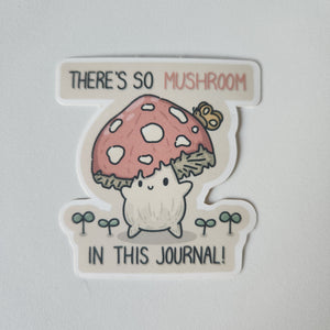 Mushroom Journal Sticker Flake