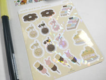 Load image into Gallery viewer, Animal Foods Holographic Stickers
