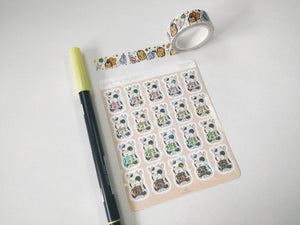 Cute Cows Holographic Stickers