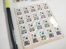 Load image into Gallery viewer, Cute Cows Holographic Stickers
