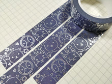 Load image into Gallery viewer, DnT Characters Silver Foiled Washi Tape

