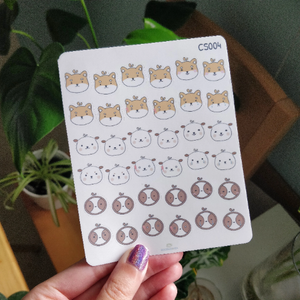 DnT OC's Emoji Clear Stickers